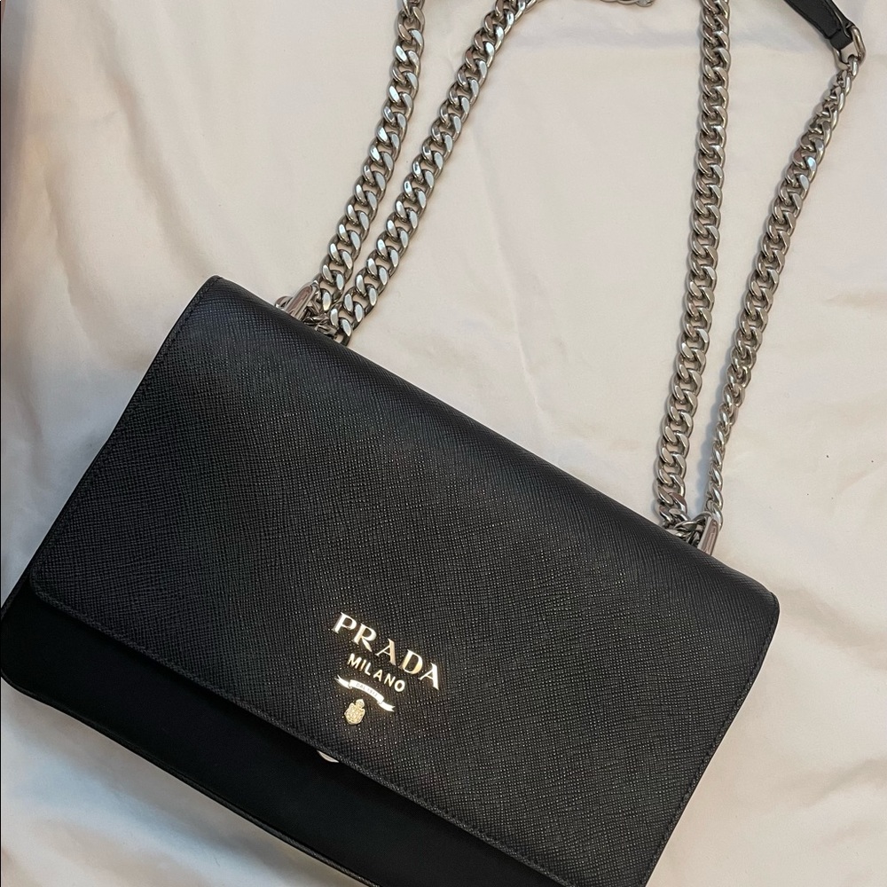 Black Prada crossbody bag